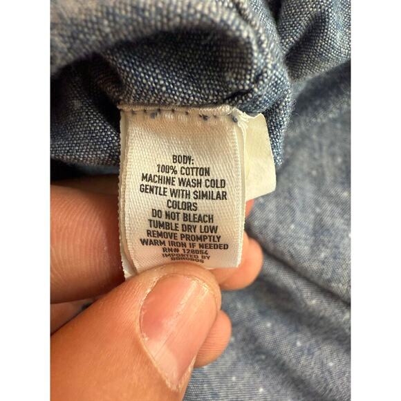 Bonobos Men's Blue Standard Fit Long Sleeves Button Down Shirt Size Large - Picture 5 of 5